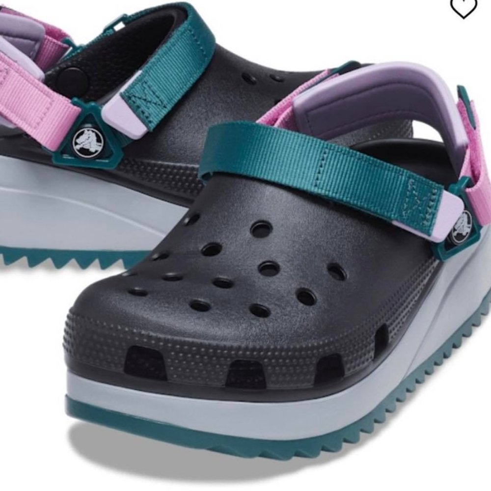 Classic Hiker Clog Multi Black Shoe Ultra Light - Women’s 11